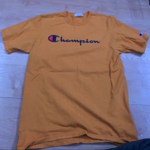 yellow champion shirt